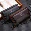 JYL Laptop bag,Foreign Trade Men Clutch Business Handbag Double Zip Large Phone Card