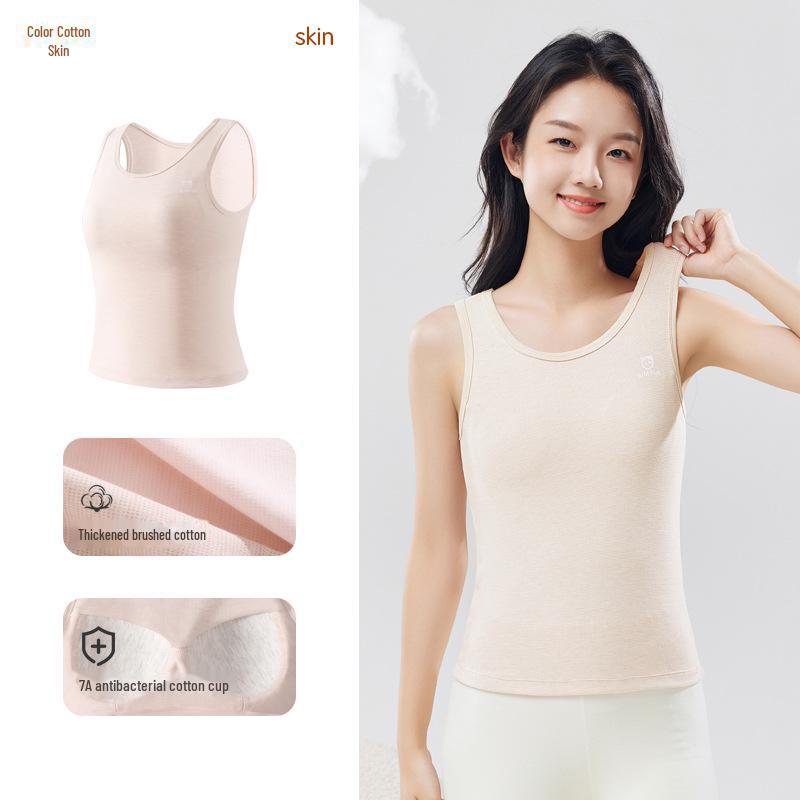 

Жилет из хлопка с бархатной подкладкой: Теплое зимнее нижнее белье для девочек средних и старших классов