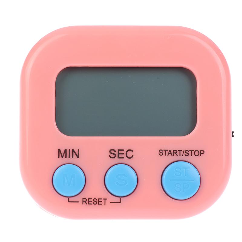 LED Zähleranzeige Wecker Magnetischer Digitaler Timer Manuell Elektronischer Countdown Hochzähl-Timer Küchen-Koch-Gadgets