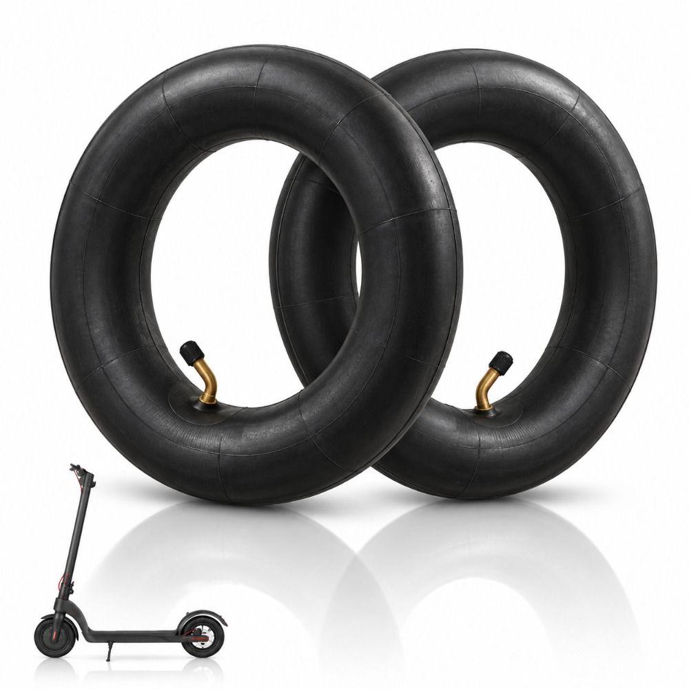 2PCS Butyl Rubber Electric Scooter Inner Tube Scooter Inner Tube with Valve Daily Scooter Riding