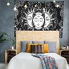 Bohemian Style Polyester Wall Hanging Blanket Carpet Tapestry for Home Bedroom Decoration150x130cm