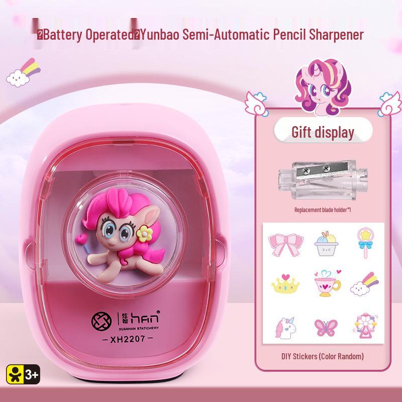 Capybara Unicorn Electric Pencil Sharpener for Kids and Students