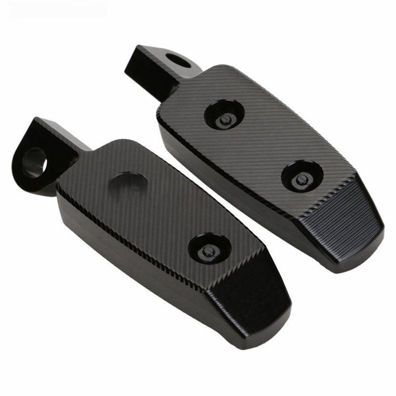 Precise Motorcycle For Sportster XL 883 XL1200 V-Rod Low Hugger Dyna Softa Aluminum Alloy Footpegs Black Footrests