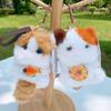 Plush Cat Keychain With Pp Cotton Filling For Girls Gift And Bag Decor