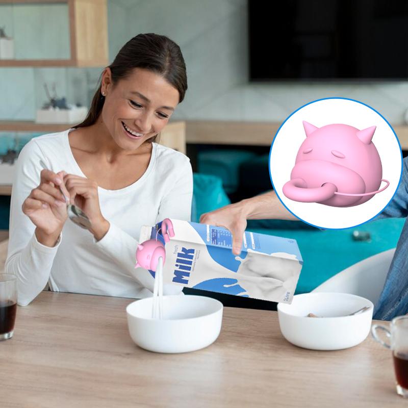 Funny Pouring Milk Bottle Cap Milk Carton Cap Milk Diverter Pour Spout Covers For Milk Bottles Pour Spout Covers For Household