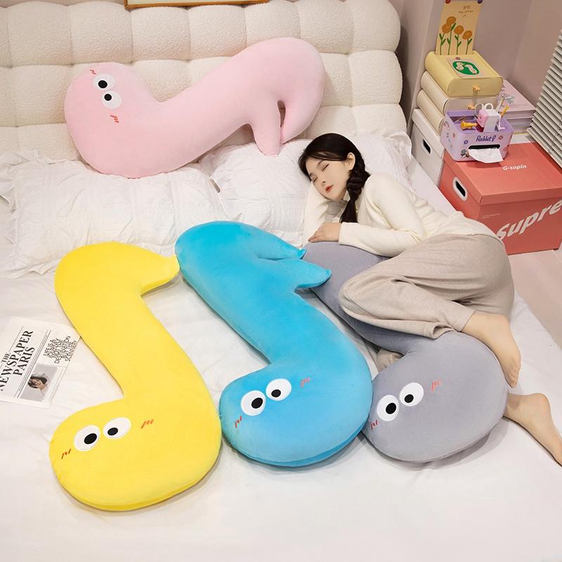 Giant Cartoon Music Note Plush Toys Super Soft Sleep Hug Pillow Sofa Cushion Children Kids Sleep Accompany Doll Birthday Gift