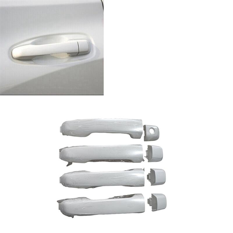 1Set 4 Door Handle 69211-60090 for Toyota 4Runner Lexus GX460 Land Cruiser 2010-2018 Outside Exterior Door Handle White