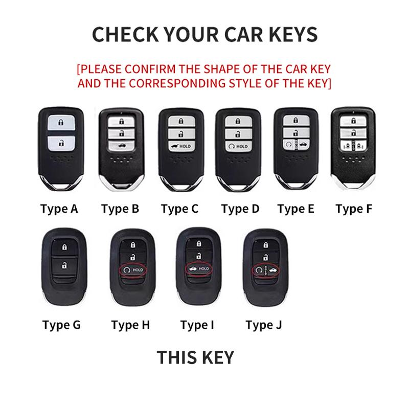 Car Remote Key Case Cover For Honda HRV XRV URV Vezel City Civic Jazz BRV BR-V Accord 4 Buttons Suede Keychain Holder Shell
