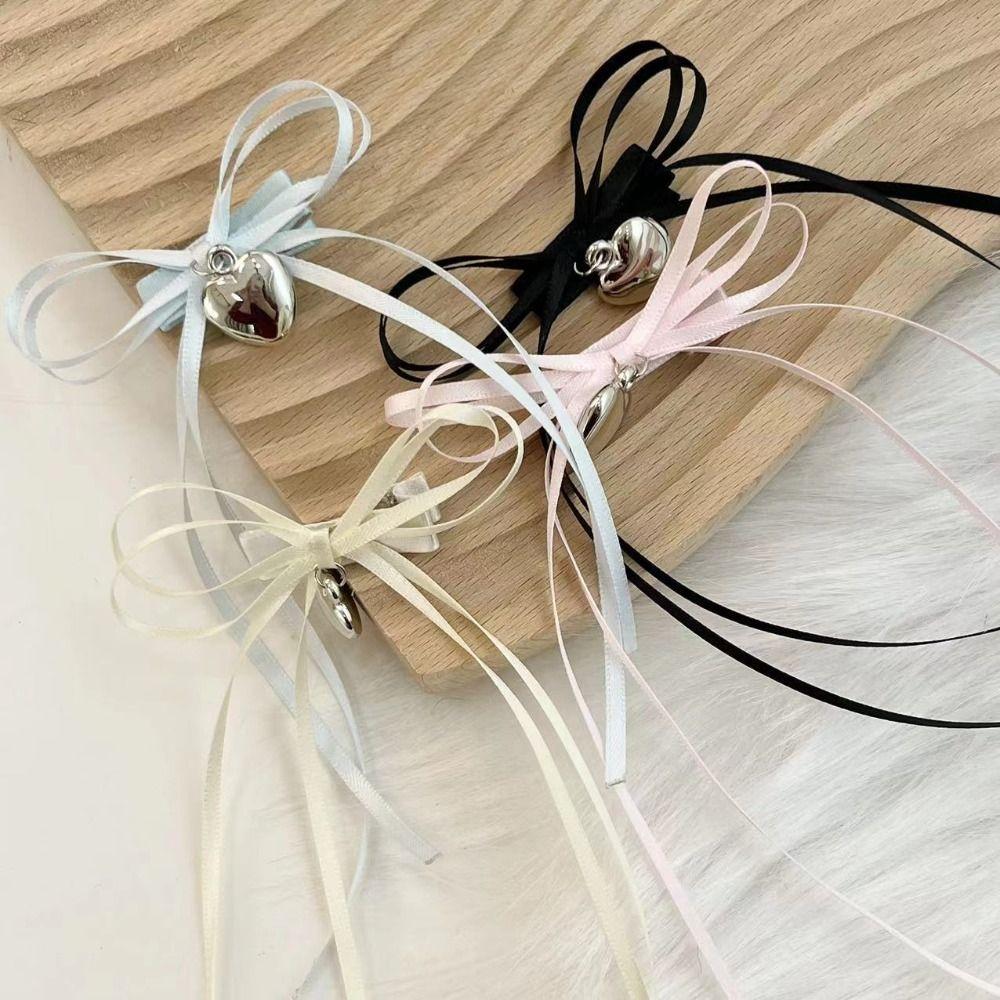 

Long Ribbon Balletcore Bow Hairpin Tassel Bowknot Ribbon Hairpin Cute Bow Hairclip Girl