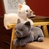30CM Simulation Lying Bulldog Plush Toys Lovely Bulldog Pillow Stuffed Dogs Dolls Nice Birthday Gifts Back To School Anime Gifts