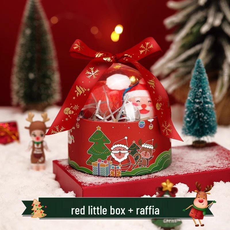 Creative Christmas Eve Apple Candy Gift Box: Small Decorative Packaging