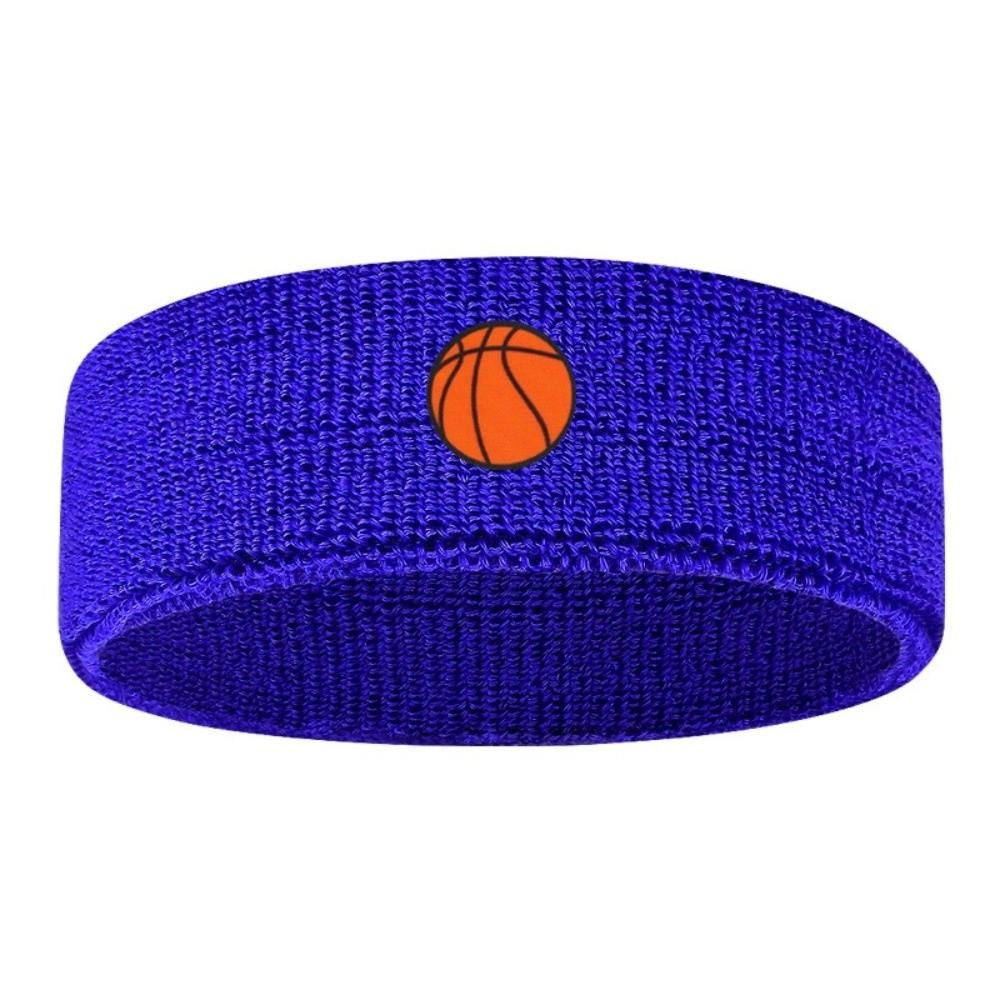 Polyester Cartoon Sports Headband Soccer Printed Polyester Knit Headband Running