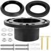 RV Toilet Seal Kit 385345892 RV Toilet Flange Kit Durable RV Toilet Flush Seal Replacement Parts Replaces 385311658 Flush Seal