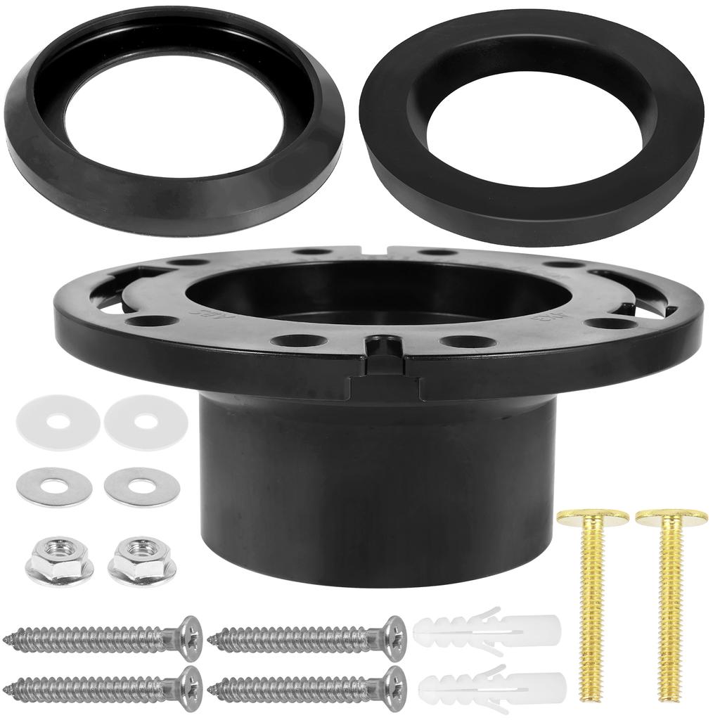 RV Toilet Seal Kit 385345892 RV Toilet Flange Kit Durable RV Toilet Flush Seal Replacement Parts Replaces 385311658 Flush Seal