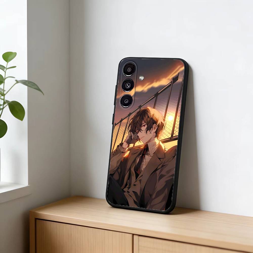 Аниме B-bungo stray D-dogs дазай осуму Чехол для телефона для Samsung Galaxy A91,80,73,72 ,71,53,52,32 ,31,22,21s,20,Мягкий черный чехол