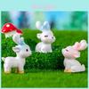 Creatieve Hars Dierenbeeldjes Set Miniatuur Slapend Hert Bureau Decor Blind Box Verrassing