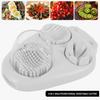 1/2Pcs Egg Cutting Tool Quick Clean Triple-Slice Mode Horizontal/Vertical Food Slicer Perfect Boiled Egg Slices Maker