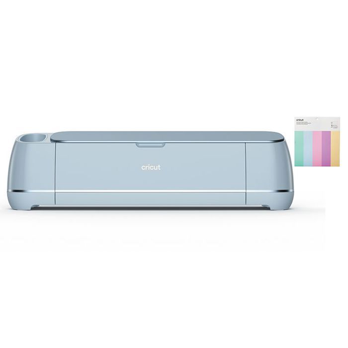 Machine de découpe Cricut Maker 3 + 10 autocollants cartonnés couleurs pastel 33 x 33 cm