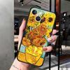 iPhone15 Mobile Phone Case Van Gogh Starry Night Mobile Phone Case Is Painted and Anti-drop for Anti-drop Mobile Phone Case.