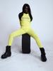 Vielseitiges Hoodie-Set mit Leopardenmuster und Skinny-Hose mit Buchstabenaufdruck