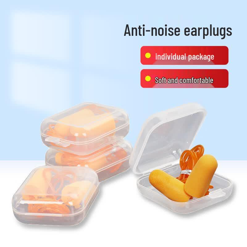 Yuanhan 1110 Bullet-Shaped Noise-Canceling Earplugs 10 Pairs