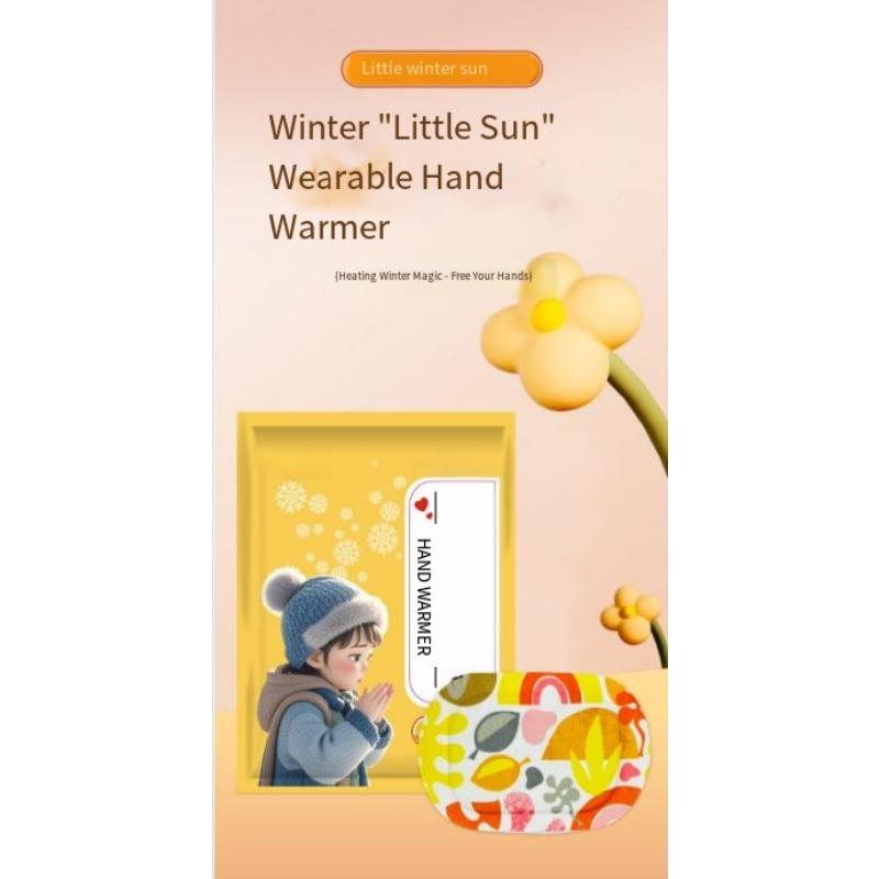 10PCS hand warmer student-specific wearable hand warmer sticker grip-free cover hand heating pad self-heating sticker hand warmer