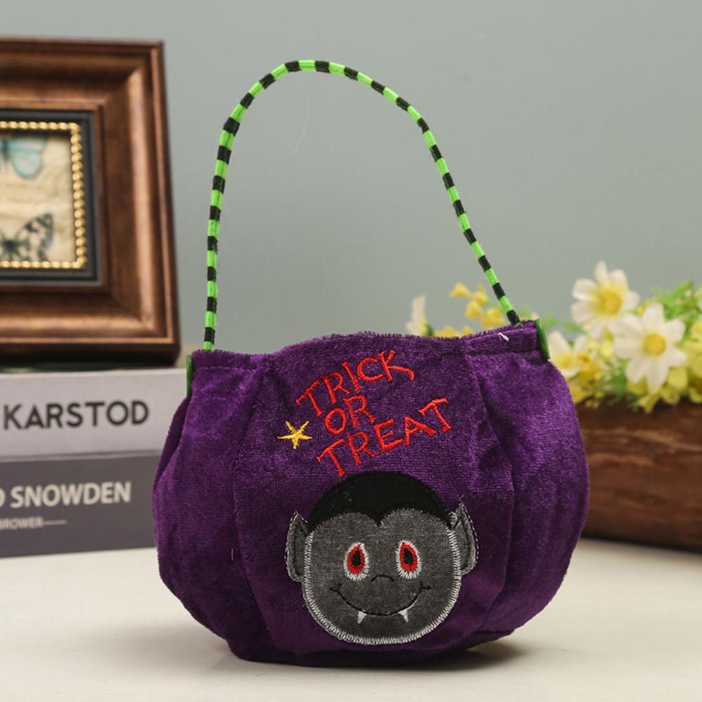 Halloween Pumpkin Candy Bag Gift Storage Bag Trick or Treat Pumpkin Ghost Bags Skeleton Bat Halloween Supplies