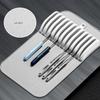 Premium Knife Holder Organizer with Soft-Grip 5/11 Slots Large Non-Slip Kitchen Drawer Mat Soft Touch Knife Storage Essential