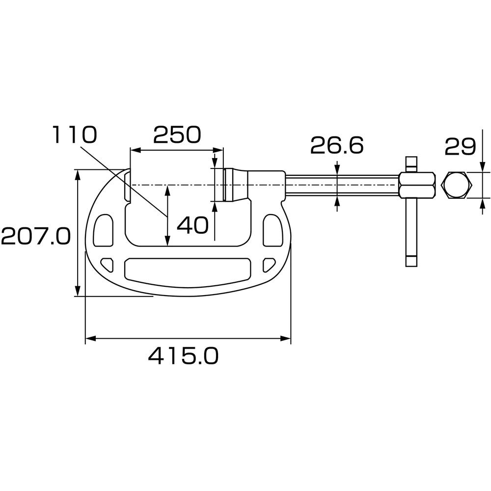 Robtex mantis vice 250mm (Ebi) B-type