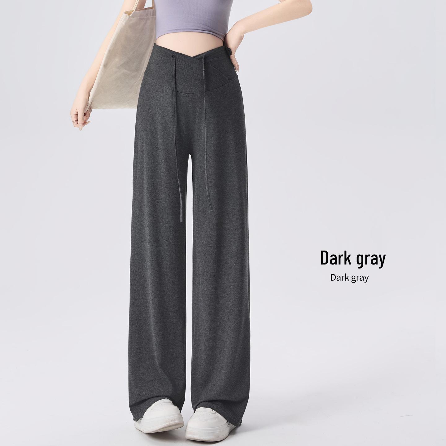 Low Waist Maternity Wide Leg Pants - Thin, Casual, and Comfortable for Spring/Summer XXL (140-160 cm)