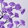 Rose Flower Tree Lamp USB Powered Artificial Bonsai Flower Night Light LED Rose Tree Table Lamp Mother's Day Valentine's Day Gifts for Mom Women Wife