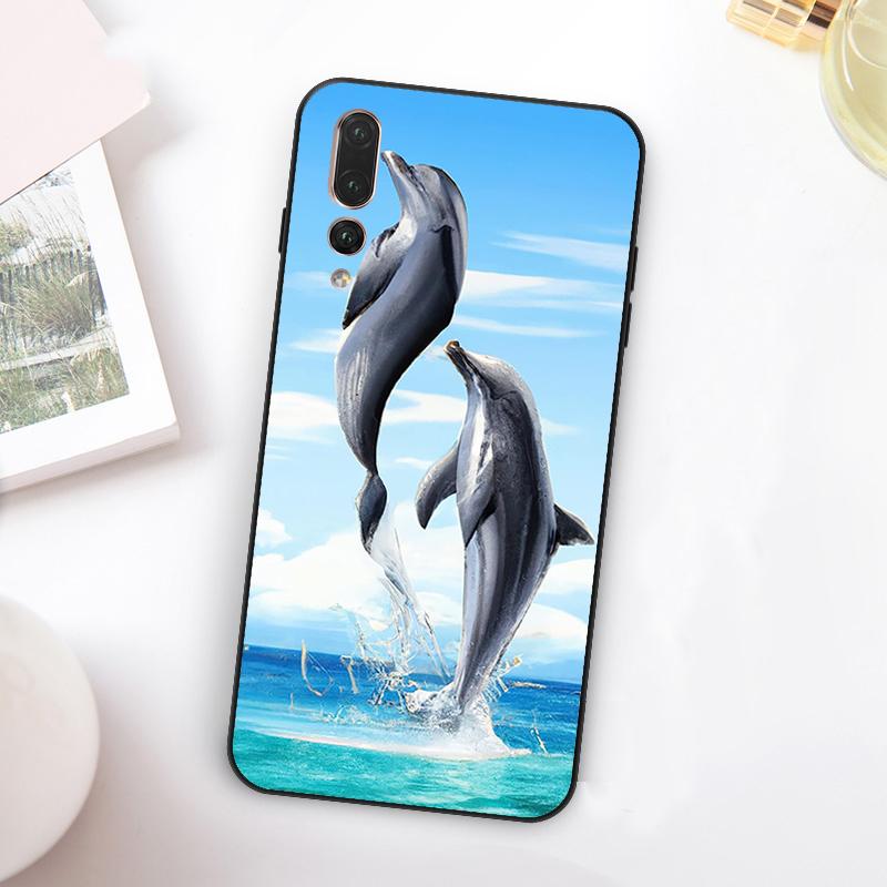 Dolphin For Huawei Nova 5T 9 10 SE 7i 8i 11i 12i Y73 Y90 Y70 Y72 Y61 Y91 Y60 P20 P40 P30 Lite Case