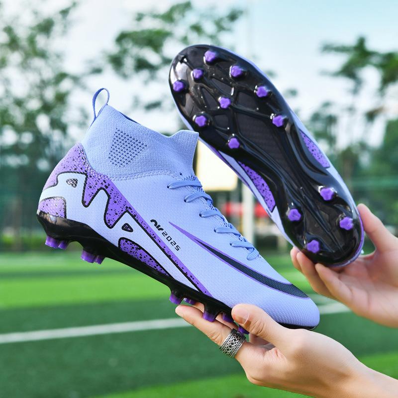 High-Top Football Shoes Men'S Artificial Turf Long Nails Broken Nails Training Children'S Football Shoes