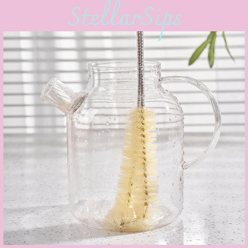 Handle Long Plastic Cup Brush For Cleaning Bottles Mugs Teapots And