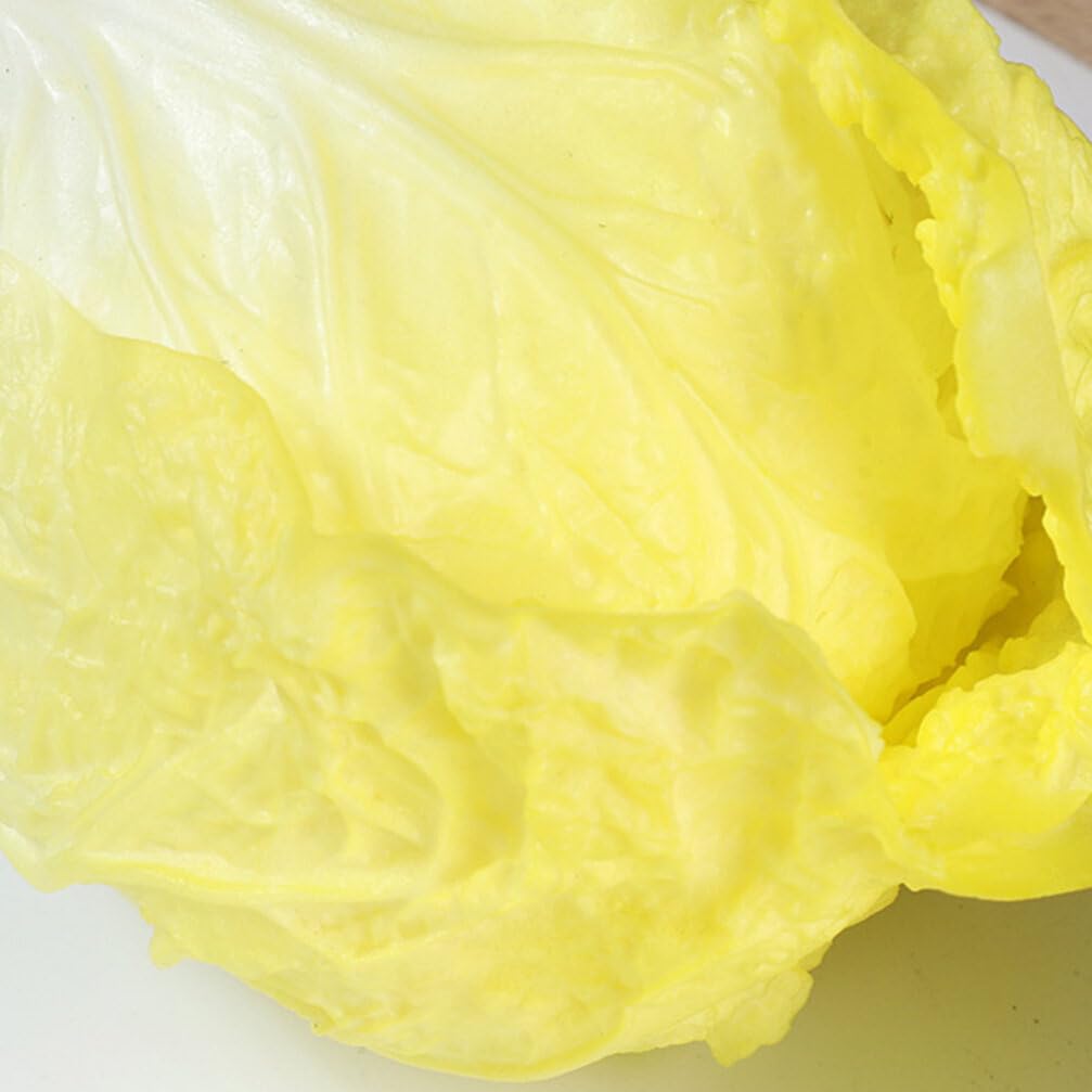 TOYMYTOY Fake Vegetable Artificial Realistic Chinese Cabbage Restaurant Display Green Model, Vegetables, Model, Prop,