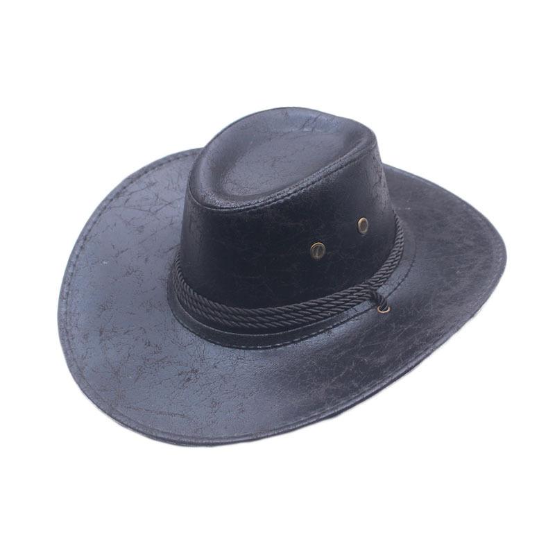 Western Cowboy Hat American California Style Men's and Women's Outdoor Tourism Beach Shade Jazz Hat Prairie Edge Knight Hat