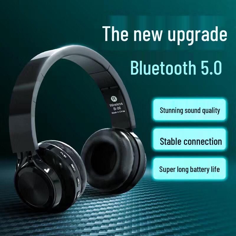 Ultra-Long Standby Over-Ear Bluetooth Headphones with High-Quality Sound, Compatible with All Mobile Phone Brands