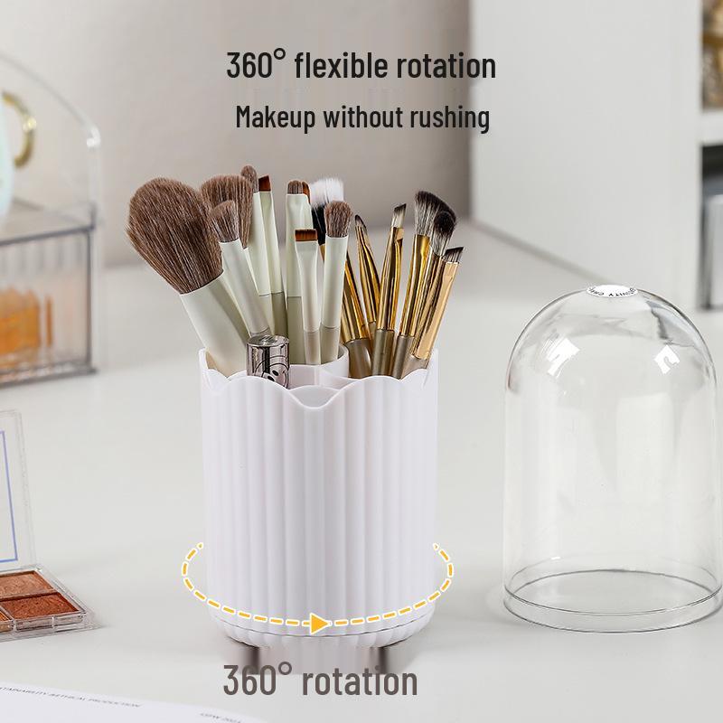 Makeup Brush & Lipstick Storage Tube – Dustproof, Multi-Function Desktop Organizer