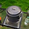 Aluminum Outdoor Camping Pots 6L Large Capacity Multifunctional Cooking Pots Cookware For Picnics, Travel Driving Tours