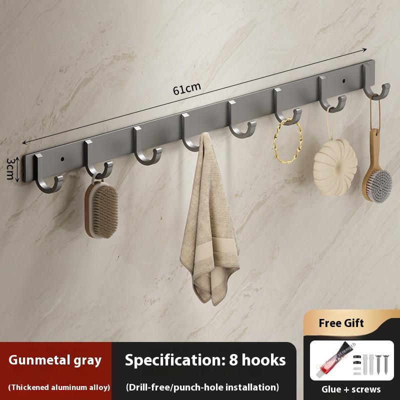 Metallhaken Starker Klebehaken Wandmontage Badezimmerwand Ohne Bohren Küche Badezimmer Kleiderhaken Tragfähiger Klebehaken