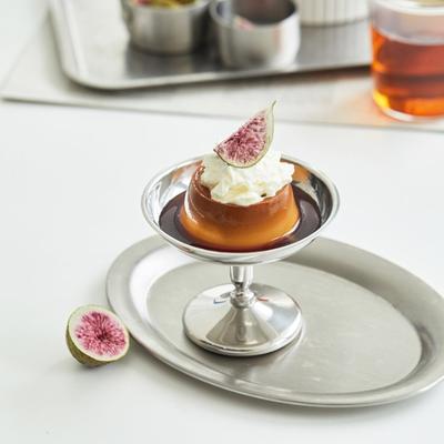 Nerezová miska na zmrzlinu Elegantní dezertní pohár pro domácí večírky a společenská setkání Servírovací miska na sorbet a pěnu