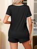 2026 Women's Summer Fashion Set: Round Neck Short Sleeve T-Shirt & Shorts for Casual Wear