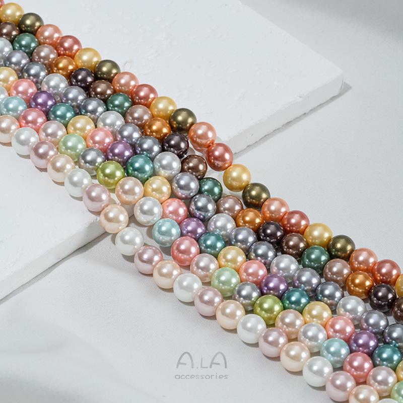 Contas de Pérola Barroca de Cores Misturadas para Fazer Colares DIY