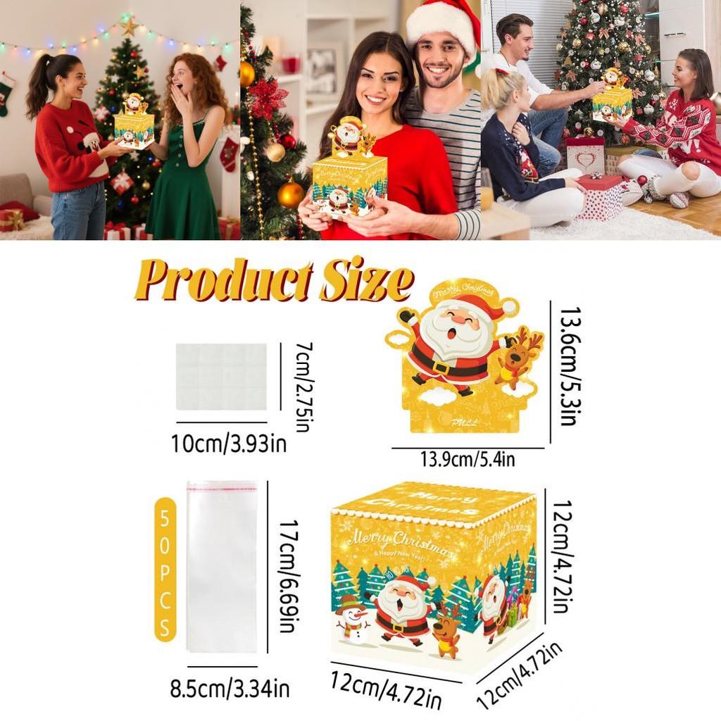 Christmas Vibrant Santa Claus Money Box With Party Decor For Holiday Celebration And Gift Giving