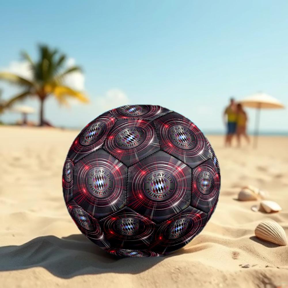 Bayern Monaco Pallone da Calcio Taglia 5 Alta Elasticità Pallone da Calcio Per Competizione All'aperto Allenamento Quotidiano Gioco