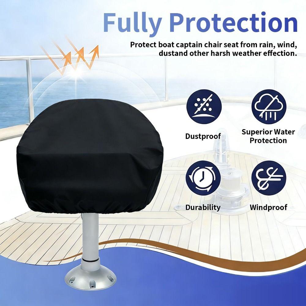Housse de Chaise de Bateau Flottante Pliante Tissu Oxford 210D Housses de Chaise de Pêche Protection de Siège