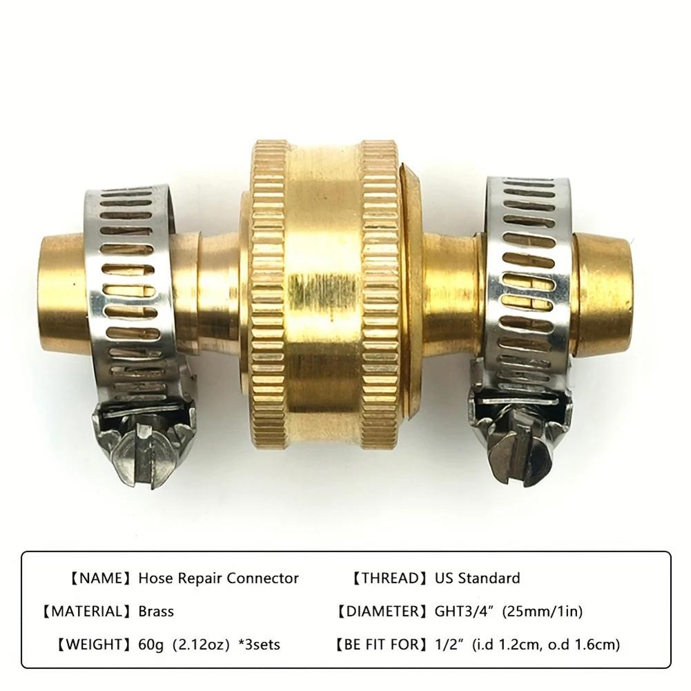 

1/2 GHT Solid Brass Garden Hose Quick Connector Adapter For Watering Equipment Garden Water Pipe Connect Fittings Set China Mainland