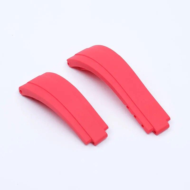 20mm nastavitelný pásek na hodinky pro pásek Rolex pro DAYTONA SUBMARINER GMT Yacht-Master OYSTERFLEX gumový pásek na hodinky Glidelock