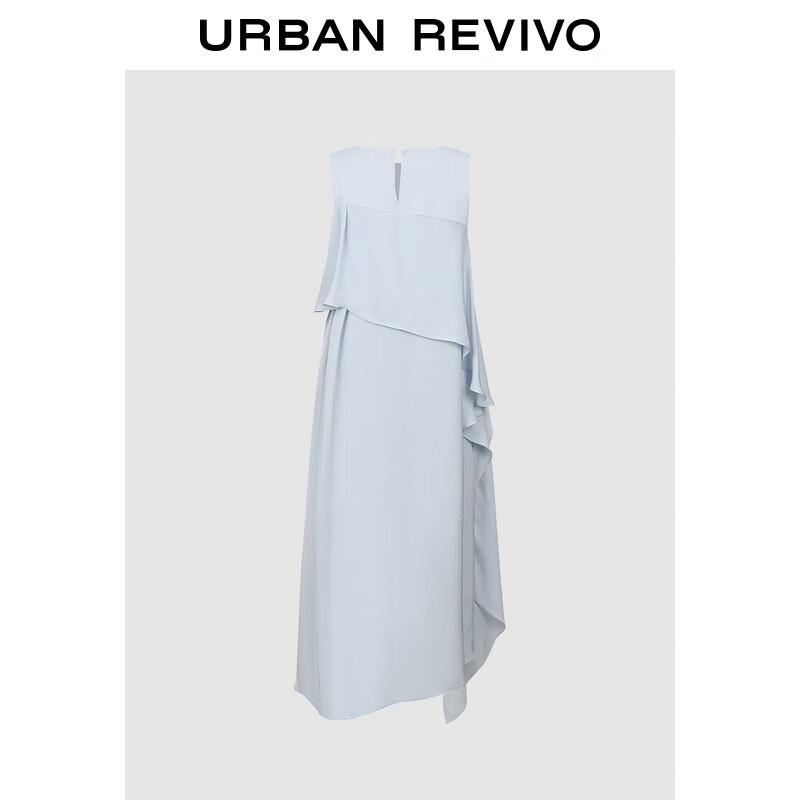 

UR 2025 Summer Irregular Layered Sleeveless A-Line Dress M