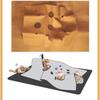 Foldable cat game blanket, indoor training activity mat, scratch resistant, climbing and jumping tunnel, felt mat pet supplies.